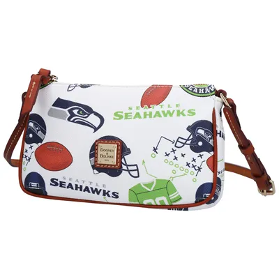 Seattle Seahawks Dooney & Bourke Women's Gameday Lexi Crossbody with Small Coin Case