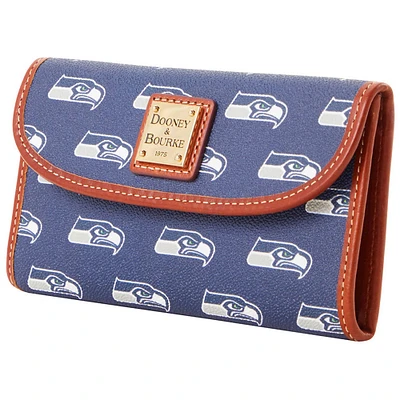 Pochette continentale couleur équipe Dooney & Bourke Seattle Seahawks pour femme