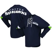 Men's Seattle Seahawks Fanatics Branded College Navy Iconic