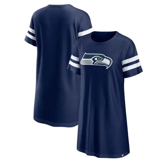 Seattle Seahawks Fanatics Branded Squad Long Sleeve T-Shirt - College Navy