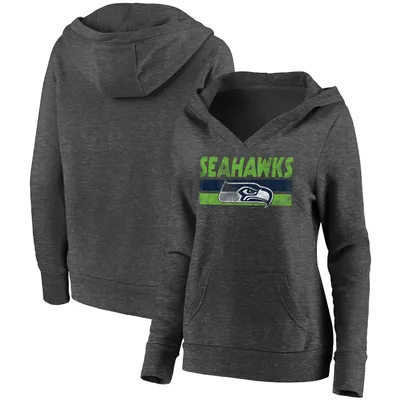 Lids Seattle Seahawks Fanatics Branded Women's Colorblock Primary Logo Pullover  Sweatshirt - White