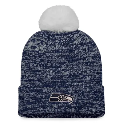 Men's Fanatics Branded Navy/White Detroit Tigers Sport Resort Cuffed Knit  Hat with Pom