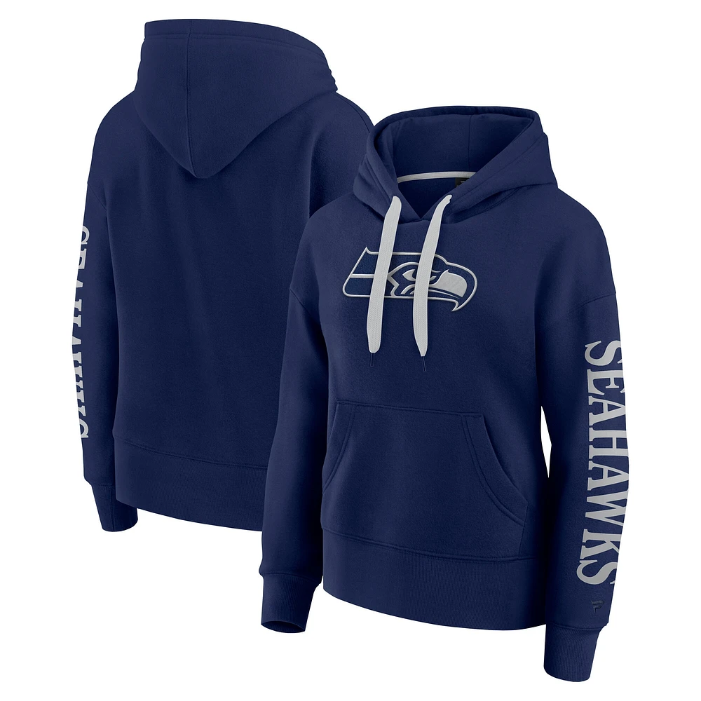 Sweat à capuche Fanatics College Navy Seattle Seahawks Elements Next pour femmes