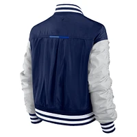 Women's Fanatics  College Navy Seattle Seahawks Elements Wave Full-Snap Jacket