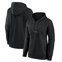Sweat-shirt à enfiler Fanatics Seattle Seahawks Blackout Luxe Arch pour femme