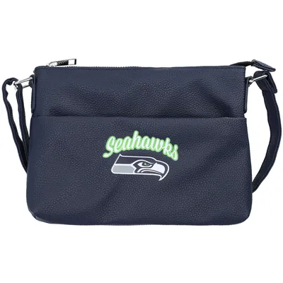 Seattle Seahawks FOCO Women's Logo Script Crossbody Handbag