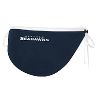 Women's G-III 4Her by Carl Banks Black Seattle Seahawks Logo Perfect Match - Bikini Bottom