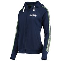 Women's G-III 4Her by Carl Banks College Navy Seattle Seahawks Game Changer - Full-Zip Hoodie