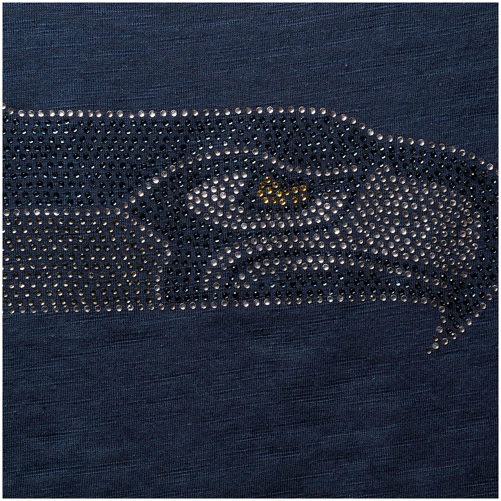 T-shirt à encolure dégagée pour femme G-III 4Her by Carl Banks College Navy Seattle Seahawks Rookie