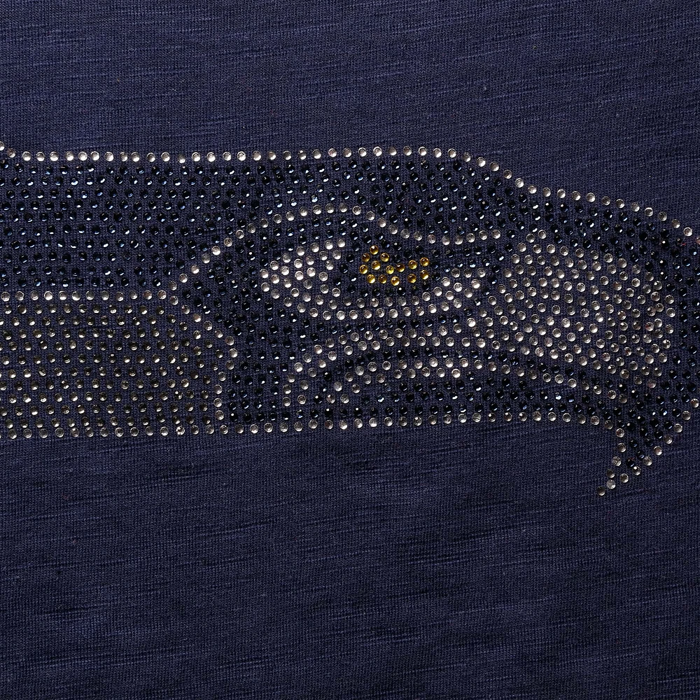 T-shirt à encolure dégagée pour femme G-III 4Her by Carl Banks College Navy Seattle Seahawks Rookie