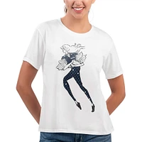 T-shirt blanc G-III 4Her par Carl Banks pour femmes des Seahawks de Seattle Play The Ball