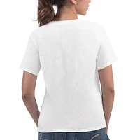 T-shirt blanc G-III 4Her par Carl Banks pour femmes des Seahawks de Seattle Play The Ball