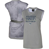 Women's Gray Seattle Seahawks No Sweat Tank Top