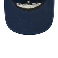 Casquette New Era College Navy Seattle Seahawks 2022 Sideline réglable 9TWENTY pour femme