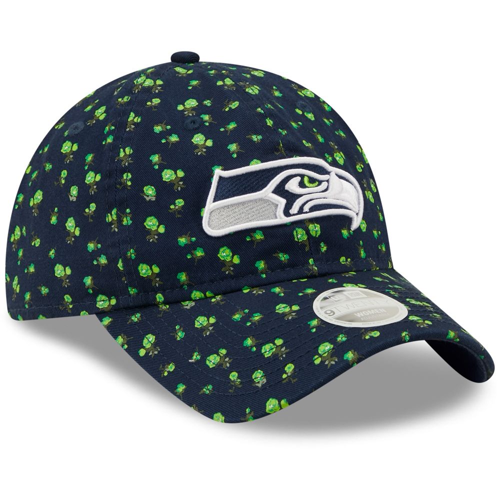 Lids Seattle Seahawks New Era Women's Floral 9TWENTY Adjustable Hat -  College Navy