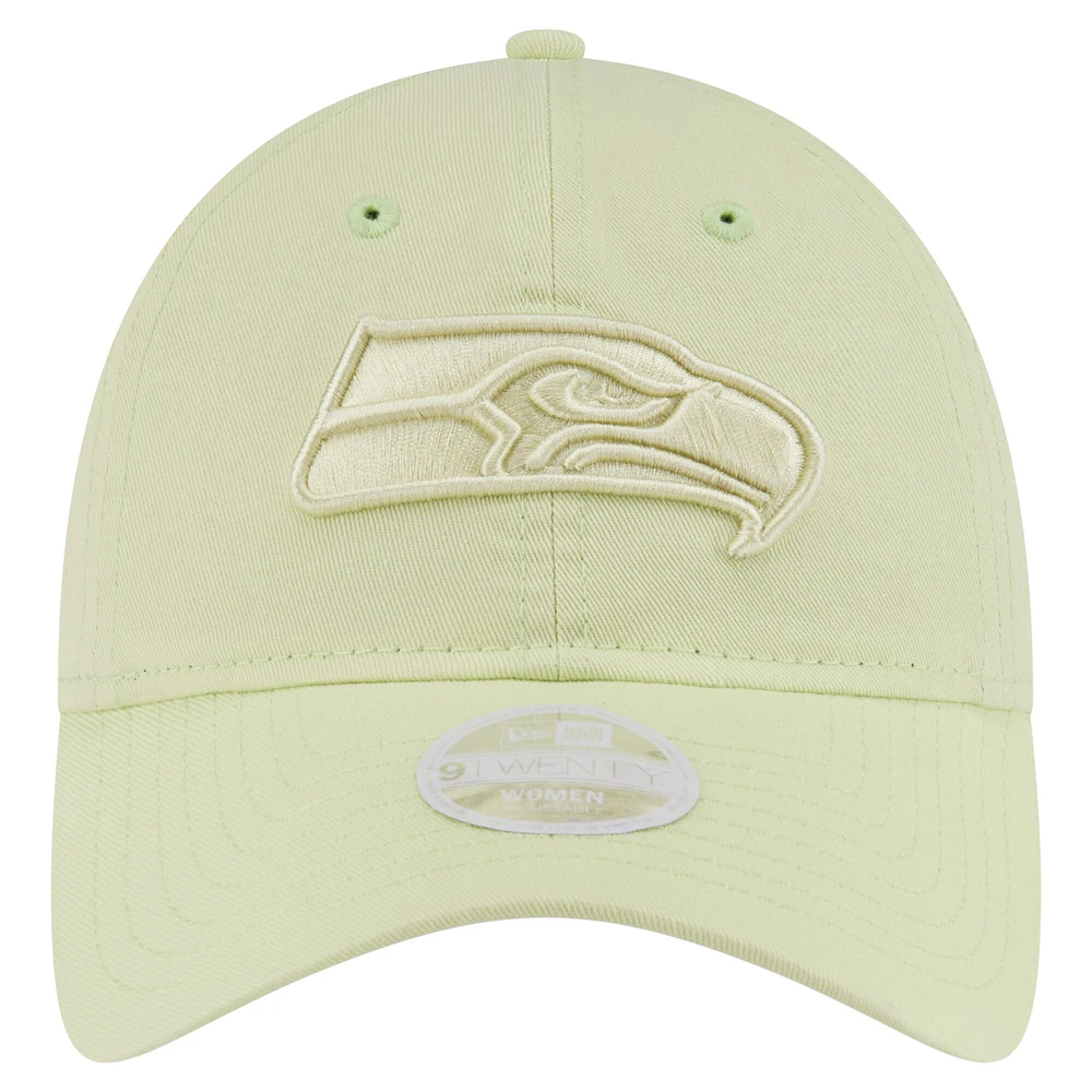 Women's New Era Green Seattle Seahawks Color Pack 9TWENTY Adjustable Hat