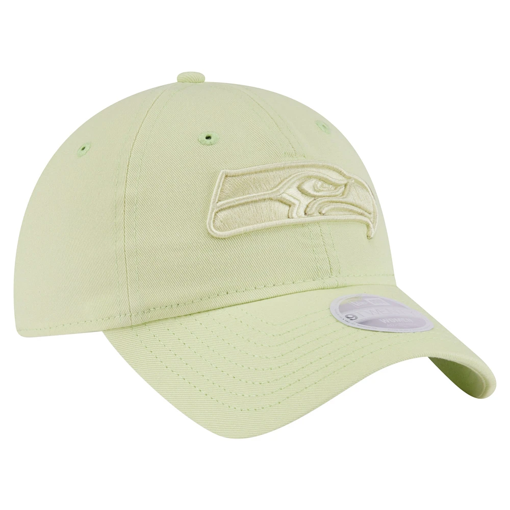 Women's New Era Green Seattle Seahawks Color Pack 9TWENTY Adjustable Hat