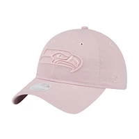 Women's New Era  Light Pink Seattle Seahawks Main 9TWENTY Adjustable Hat Main 9TWENTY Adjustable Hat