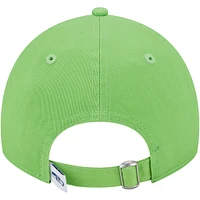 Casquette ajustable Main Core Classic 2.0 9TWENTY pour femme New Era Neon Green Seattle Seahawks