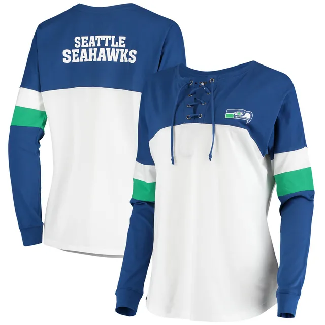 Fanatics Branded College Navy Seattle Seahawks Spirit Jersey Lace