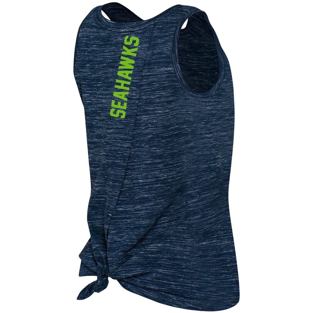 Women's New Era College Navy Seattle Seahawks Plus Size Tank Top