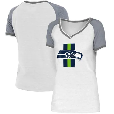 Tommy Hilfiger Women's Tommy Hilfiger College Navy Seattle Seahawks Riley -  V-Neck T-Shirt