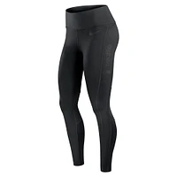 Legging Nike noir Seattle Seahawks Edge Wordmark Performance pour femme