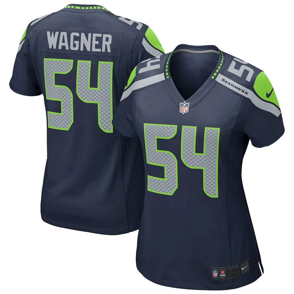 Maillot de match Nike Bobby Wagner pour femme, bleu marine, Seattle Seahawks