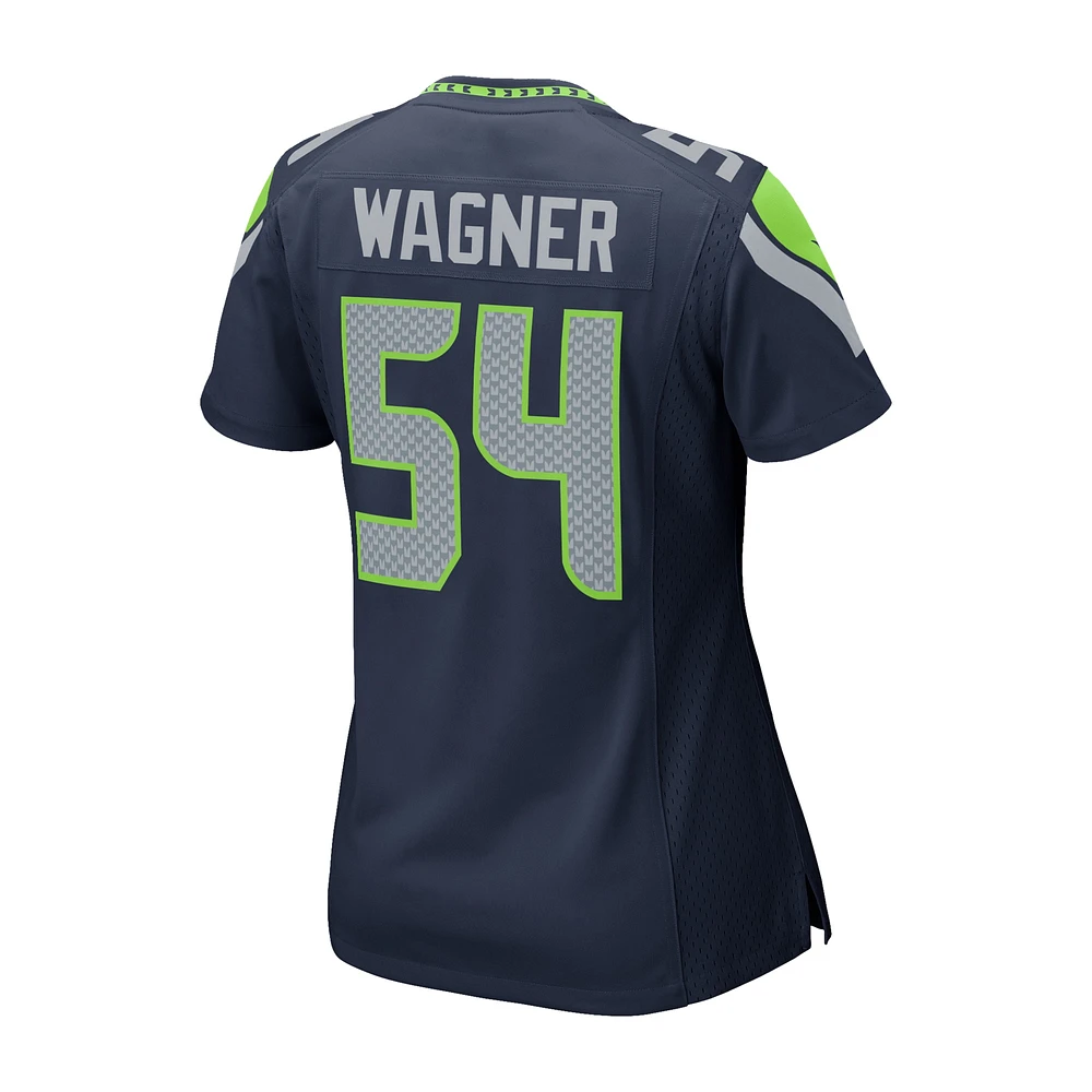 Maillot de match Nike Bobby Wagner pour femme, bleu marine, Seattle Seahawks