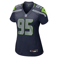 Women's Nike Brandon Pili  College Navy Seattle Seahawks Team Game Jersey