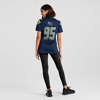 Women's Nike Brandon Pili  College Navy Seattle Seahawks Team Game Jersey