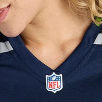 Maillot de match Nike Bryan Mone pour femmes, bleu marine, Seattle Seahawks