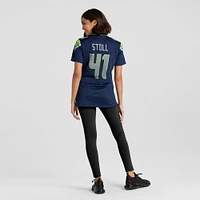 Maillot de match d'équipe Nike Chris Stoll College Navy des Seattle Seahawks pour femme