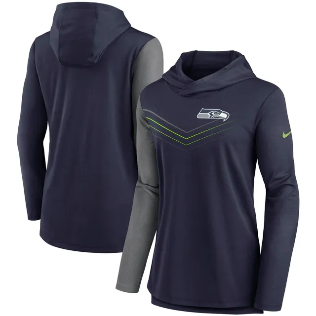 Nike Seattle Seahawks Long Sleeve Logo T-Shirt - Grey