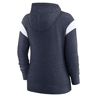 Sweat à capuche léger entièrement zippé Nike College Navy/White Seattle Seahawks Monaco pour femme