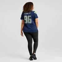 Maillot de joueur retraité Nike Cortez Kennedy College Navy des Seattle Seahawks pour femme