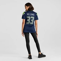 Maillot de match d'équipe Nike Dee Williams College Navy Seattle Seahawks pour femme