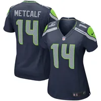 Nike Women's DK Metcalf Neon Green Seattle Seahawks Game Jersey