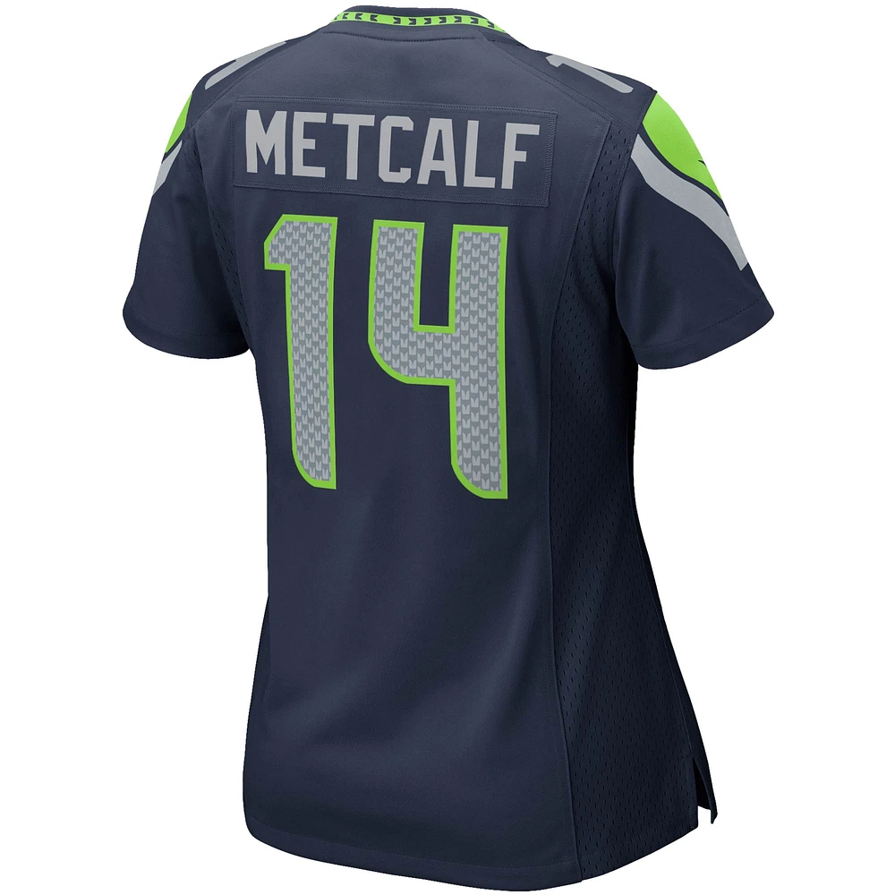 Women's Nike DK Metcalf College Navy Seattle Seahawks Game Player Jersey