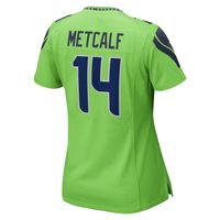 Nike Youth Dk Metcalf Neon Green Seattle Seahawks Game Jersey