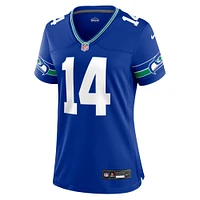 Maillot de joueur Nike DK Metcalf Royal Seattle Seahawks pour femme