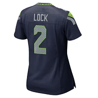 Women's Nike Drew Lock  College Navy Seattle Seahawks Team Game Jersey