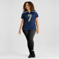 Maillot de joueur Nike Geno Smith des Seattle Seahawks pour femme, bleu marine