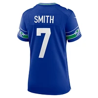 Maillot de joueur Nike Geno Smith Royal Seattle Seahawks pour femme