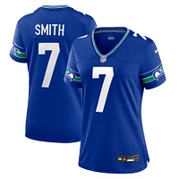 Maillot de joueur Nike Geno Smith Royal Seattle Seahawks pour femme