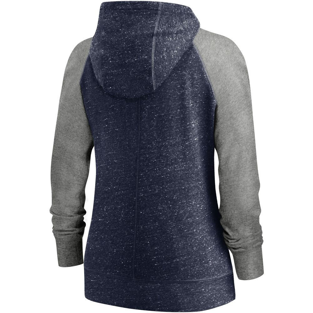 Nike Seahawks Gym Vintage Raglan Full-Zip Hoodie - Women's