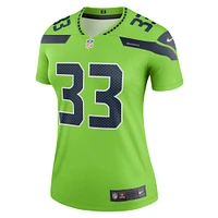 Women's Nike Jamal Adams  Neon Green Seattle Seahawks Alternate Legend Player Performance Top