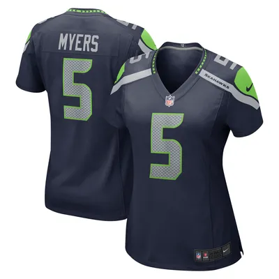 Women's Nike Geno Smith Navy Seattle Seahawks Player Jersey Size: Medium