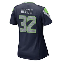 Women's Nike Jerrick Reed II College Navy Seattle Seahawks  Game Jersey