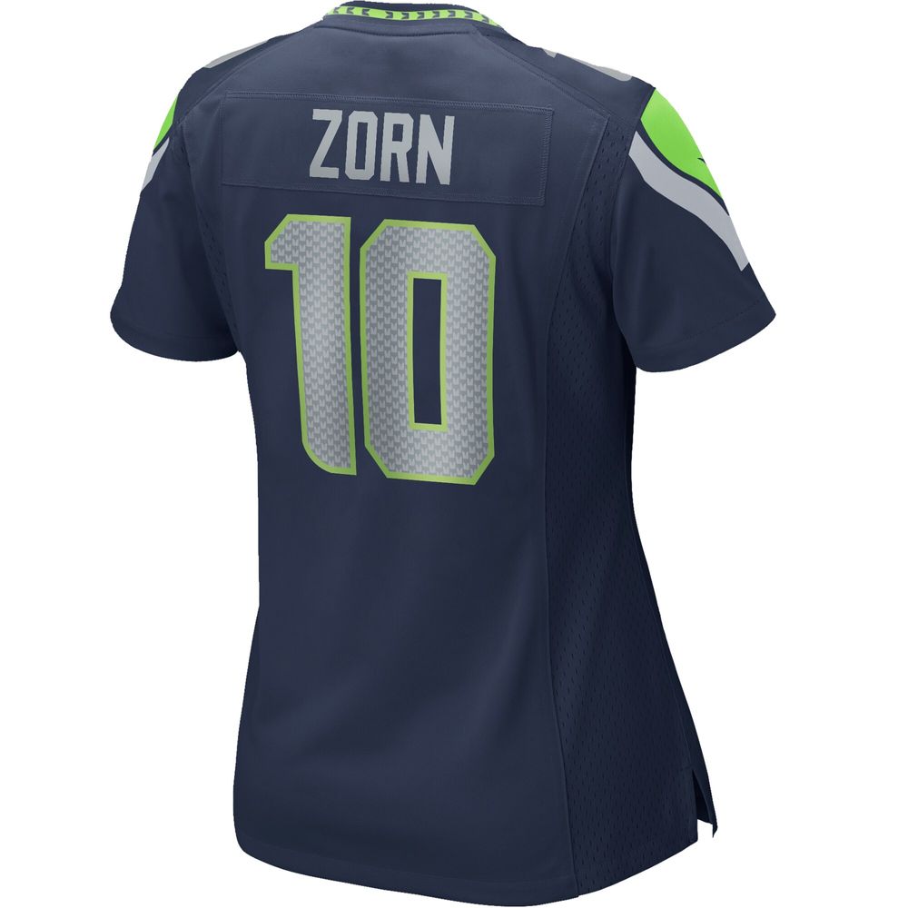 Women's Nike Jim Zorn College Navy Seattle Seahawks Game Retired Player Jersey